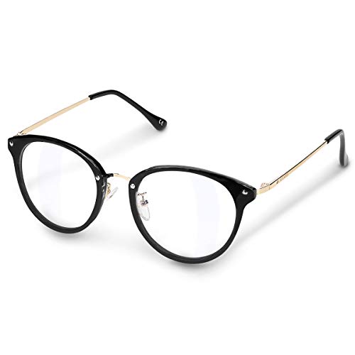 Navaris Retro Brille ohne Sehstärke