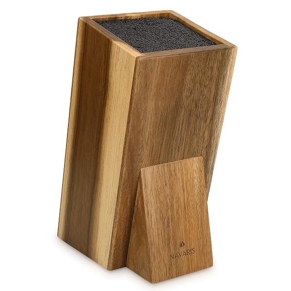 Navaris Universal Messerblock aus Holz